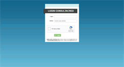 Desktop Screenshot of consultacred.net